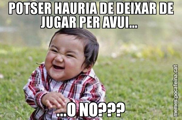 POTSER HAURIA DE DEIXAR DE JUGAR PER AVUI...  ...O NO??? - El diabòlic nen asiàtic