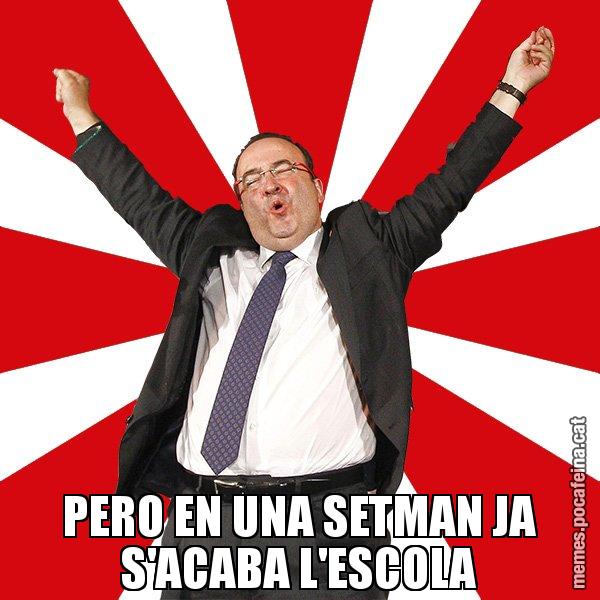 PERO EN UNA SETMAN JA S'ACABA L'ESCOLA - Miquel Iceta - 27S