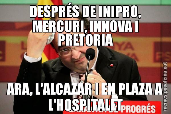 DESPRÉS DE INIPRO, MERCURI, INNOVA I PRETORIA ARA, L'ALCAZAR I EN PLAZA A L'HOSPITALET