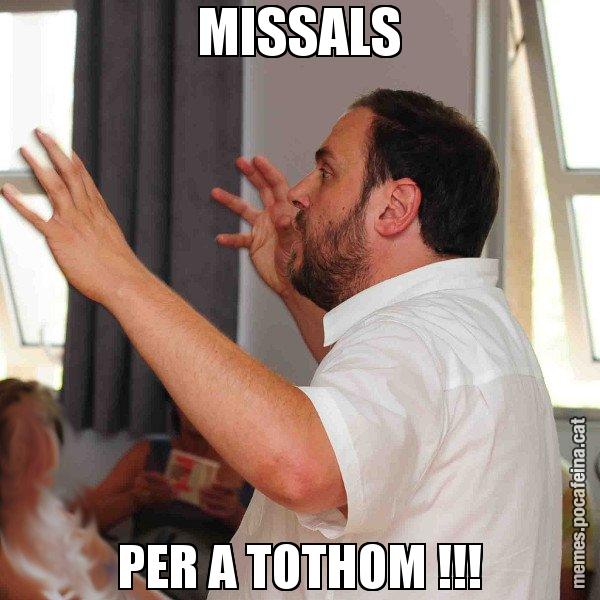 MISSALS PER A TOTHOM !!! - Oriol Junqueras