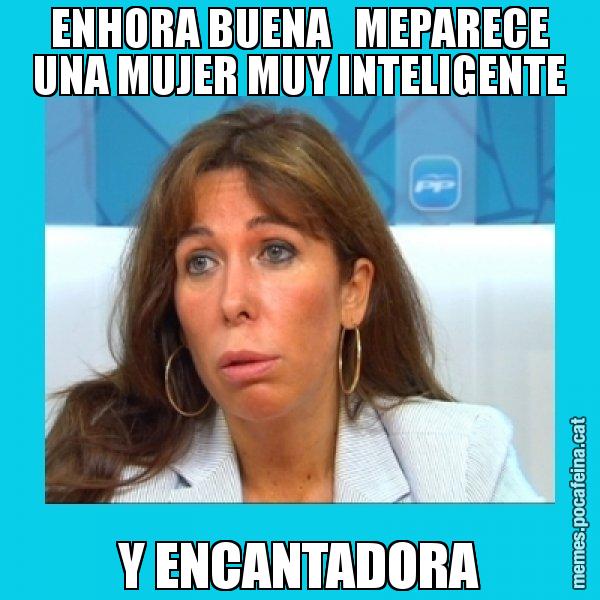 ENHORA BUENA   MEPARECE UNA MUJER MUY INTELIGENTE Y ENCANTADORA - Alícia Sánchez Camacho