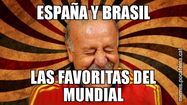ESPAÑA Y BRASIL LAS FAVORITAS DEL MUNDIAL