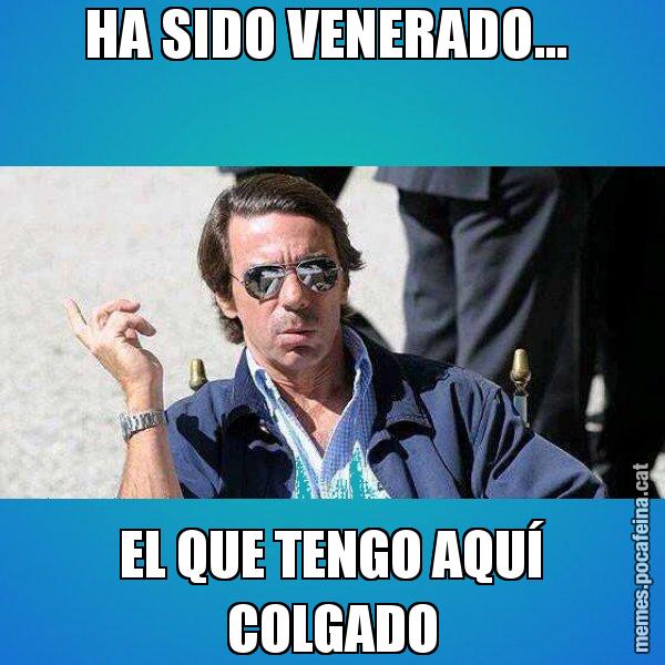 HA SIDO VENERADO...  EL QUE TENGO AQUÍ COLGADO - Aznar Lupas