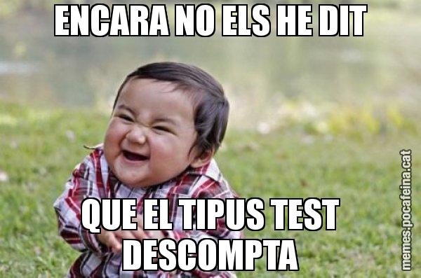 ENCARA NO ELS HE DIT QUE EL TIPUS TEST DESCOMPTA - El diabòlic nen asiàtic