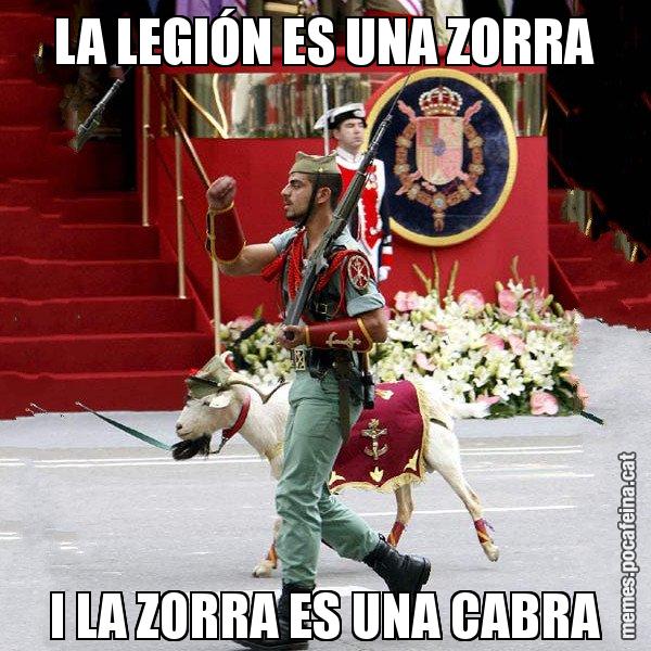 LA LEGIÓN ES UNA ZORRA I LA ZORRA ES UNA CABRA - La cabra de la legió