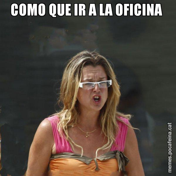 COMO QUE IR A LA OFICINA - Anna Tarrés