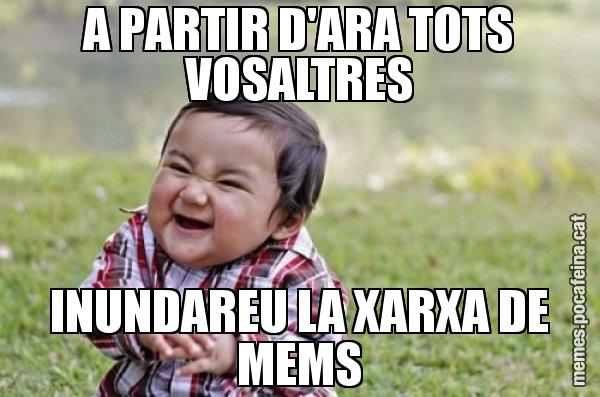 A PARTIR D'ARA TOTS VOSALTRES INUNDAREU LA XARXA DE MEMS - El diabòlic nen asiàtic