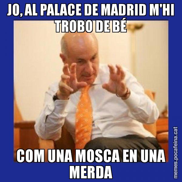JO, AL PALACE DE MADRID M'HI TROBO DE BÉ COM UNA MOSCA EN UNA MERDA - Duran i Lleida