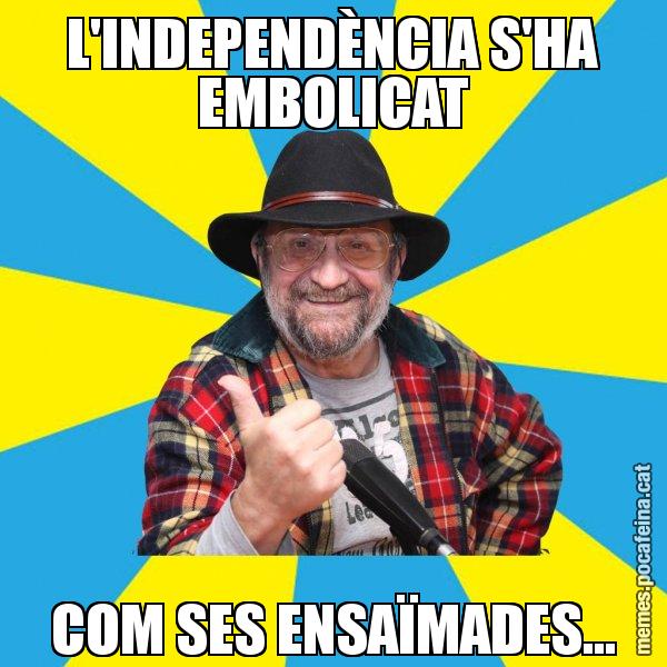 L'INDEPENDÈNCIA S'HA EMBOLICAT COM SES ENSAÏMADES... - Tomeu Penya