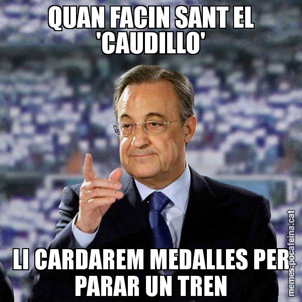 QUAN FACIN SANT EL 'CAUDILLO' LI CARDAREM MEDALLES PER PARAR UN TREN - Florentino
