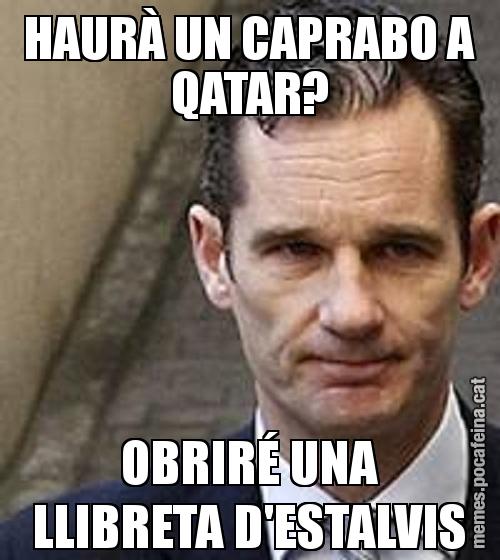 HAURÀ UN CAPRABO A QATAR? OBRIRÉ UNA LLIBRETA D'ESTALVIS