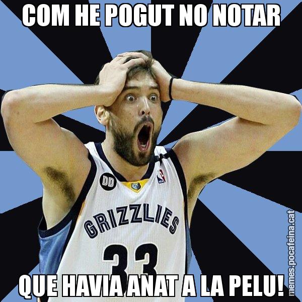 COM HE POGUT NO NOTAR QUE HAVIA ANAT A LA PELU! - Marc Gasol
