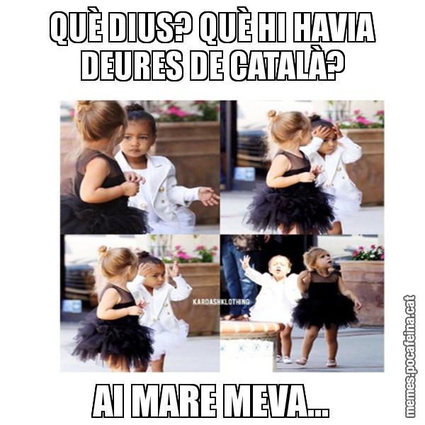 QUÈ DIUS? QUÈ HI HAVIA DEURES DE CATALÀ? AI MARE MEVA…