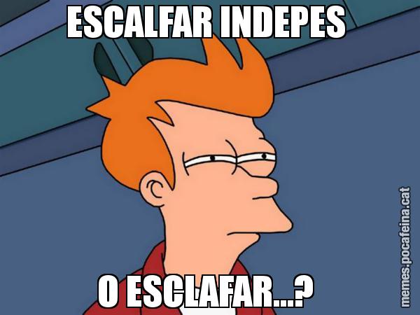 ESCALFAR INDEPES  O ESCLAFAR...? - Futurama Fry