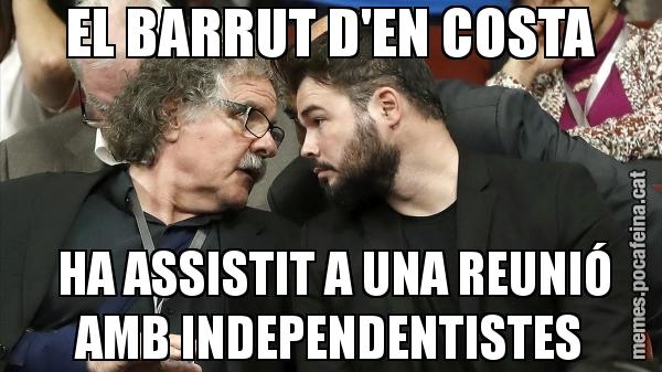 EL BARRUT D'EN COSTA  HA ASSISTIT A UNA REUNIÓ AMB INDEPENDENTISTES