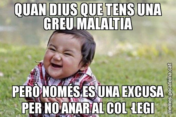 QUAN DIUS QUE TENS UNA GREU MALALTIA PERÒ NOMÉS ES UNA EXCUSA PER NO ANAR AL COL·LEGI - El diabòlic nen asiàtic