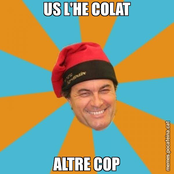 US L'HE COLAT ALTRE COP - Artur Mas Barretina