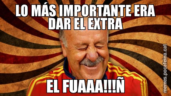 LO MÁS IMPORTANTE ERA DAR EL EXTRA EL FUAAA!!!Ñ