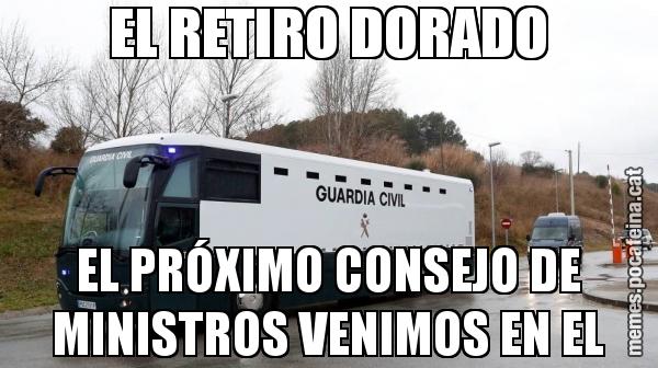 EL RETIRO DORADO EL PRÓXIMO CONSEJO DE MINISTROS VENIMOS EN EL