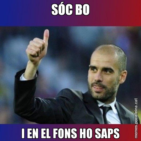 SÓC BO I EN EL FONS HO SAPS - Pep Guardiola