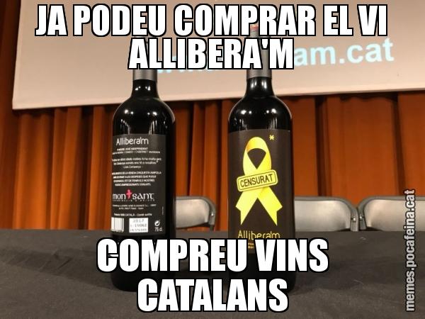 JA PODEU COMPRAR EL VI ALLIBERA'M COMPREU VINS CATALANS