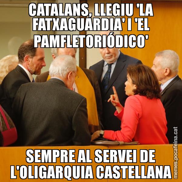 CATALANS, LLEGIU 'LA FATXAGUARDIA' I 'EL PAMFLETORIÓDICO' SEMPRE AL SERVEI DE L'OLIGARQUIA CASTELLANA