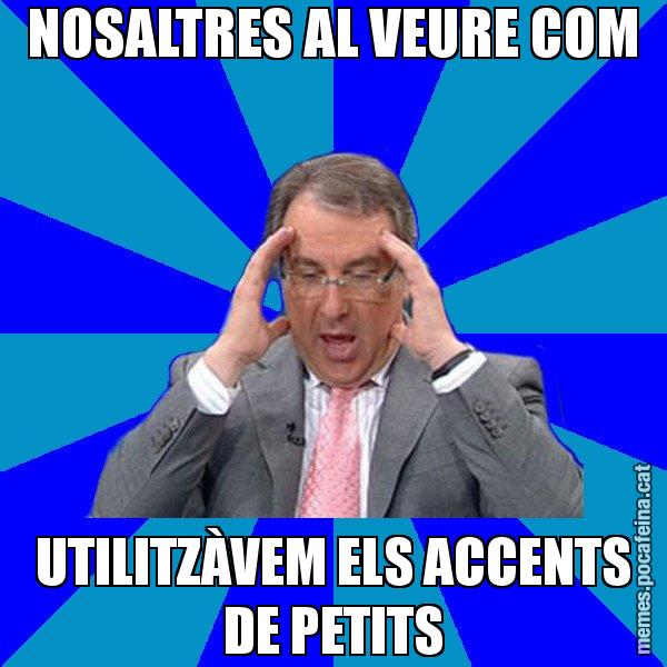 NOSALTRES AL VEURE COM UTILITZÀVEM ELS ACCENTS DE PETITS - Cuní Telepatia