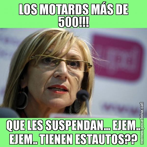LOS MOTARDS MÁS DE 500!!! QUE LES SUSPENDAN... EJEM.. EJEM.. TIENEN ESTAUTOS??