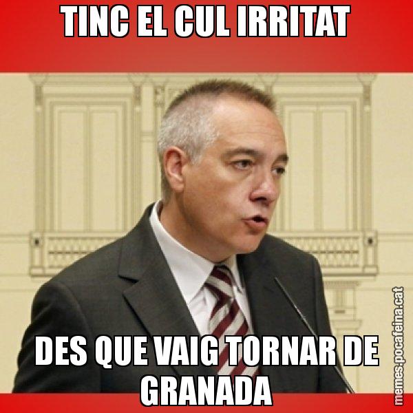 TINC EL CUL IRRITAT DES QUE VAIG TORNAR DE GRANADA - Pere Navarro