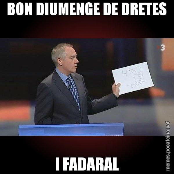 BON DIUMENGE DE DRETES I FADARAL - Navarro Paper