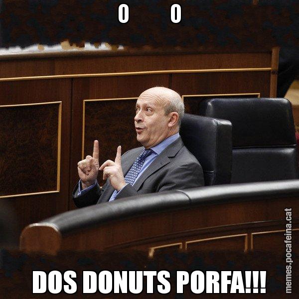 O          O DOS DONUTS PORFA!!! - Ministre Wert