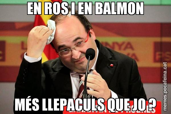EN ROS I EN BALMON MÉS LLEPACULS QUE JO ?