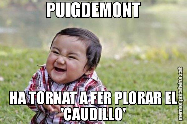 PUIGDEMONT HA TORNAT A FER PLORAR EL 'CAUDILLO' - El diabòlic nen asiàtic