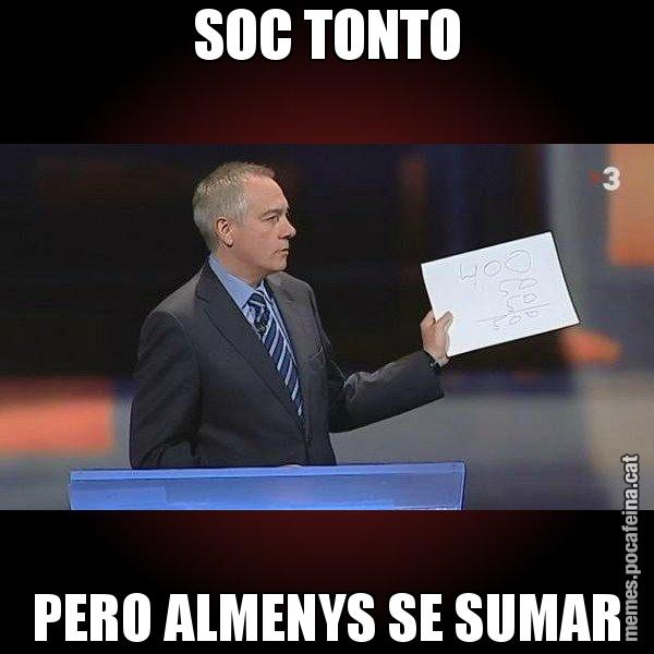 SOC TONTO PERO ALMENYS SE SUMAR - Navarro Paper