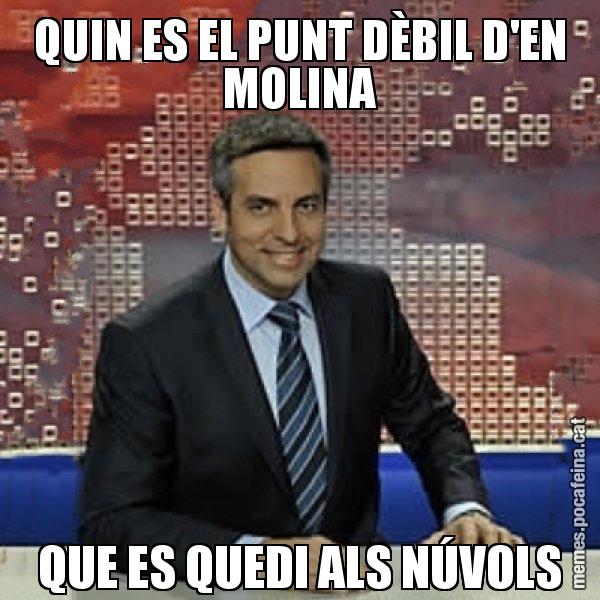 QUIN ES EL PUNT DÈBIL D'EN MOLINA QUE ES QUEDI ALS NÚVOLS - Trollicer