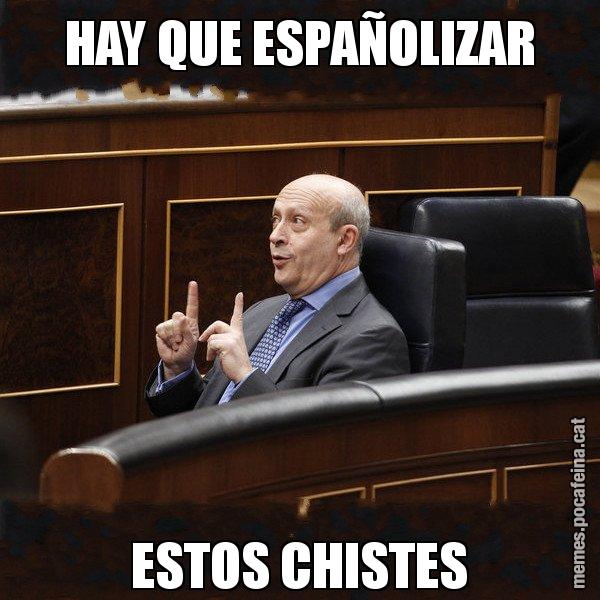 HAY QUE ESPAÑOLIZAR ESTOS CHISTES - Ministre Wert