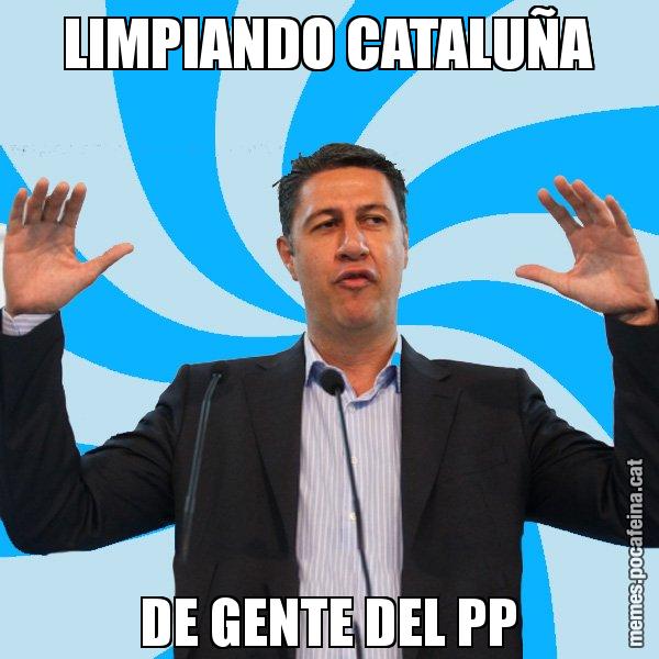 LIMPIANDO CATALUÑA DE GENTE DEL PP - Xavier García Albiol - 27S