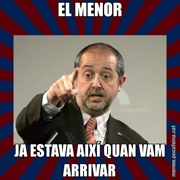 EL MENOR JA ESTAVA AIXÍ QUAN VAM ARRIVAR - Felip Puig