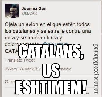 CATALANS, US ESHTIMEM!