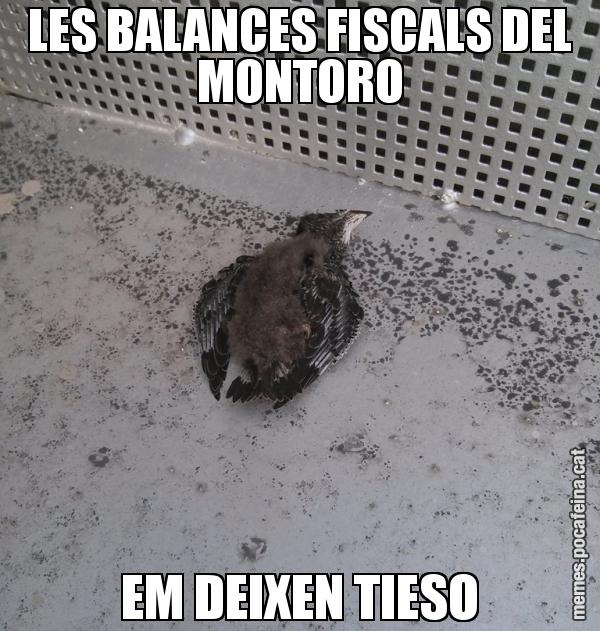 LES BALANCES FISCALS DEL MONTORO EM DEIXEN TIESO