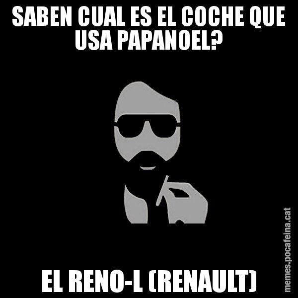 SABEN CUAL ES EL COCHE QUE USA PAPANOEL? EL RENO-L (RENAULT) - Eugenio