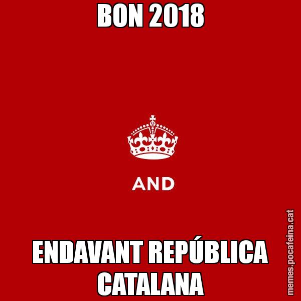 BON 2018 ENDAVANT REPÚBLICA CATALANA - Keep