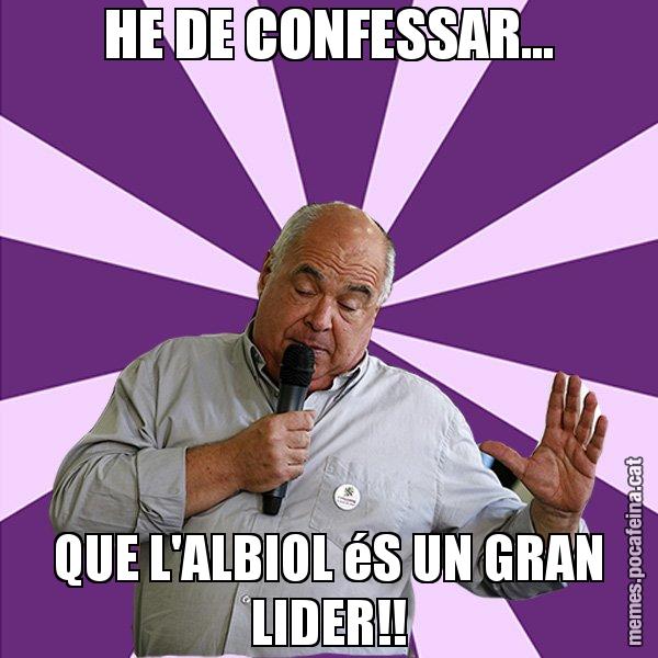 HE DE CONFESSAR... QUE L'ALBIOL éS UN GRAN LIDER!! - Lluís Rabell - 27S