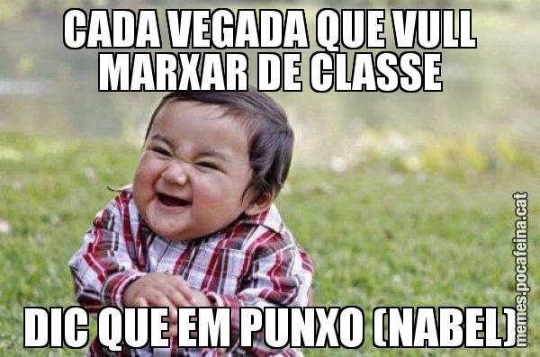 CADA VEGADA QUE VULL MARXAR DE CLASSE DIC QUE EM PUNXO (NABEL) - El diabòlic nen asiàtic